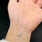 Anti Tarnish Super Shiny Zircon Heart Clavicle Chain Necklace