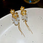 Versatile Floral Tassel Earrings
