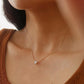Anti Tarnish Super Shiny Zircon Heart Clavicle Chain Necklace
