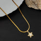 Anti Tarnish Star Pendant Chain Necklace