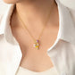Multicolour Love Bow Combination Pendant Necklace