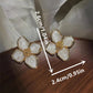 Enamel Delicate Flower Earrings