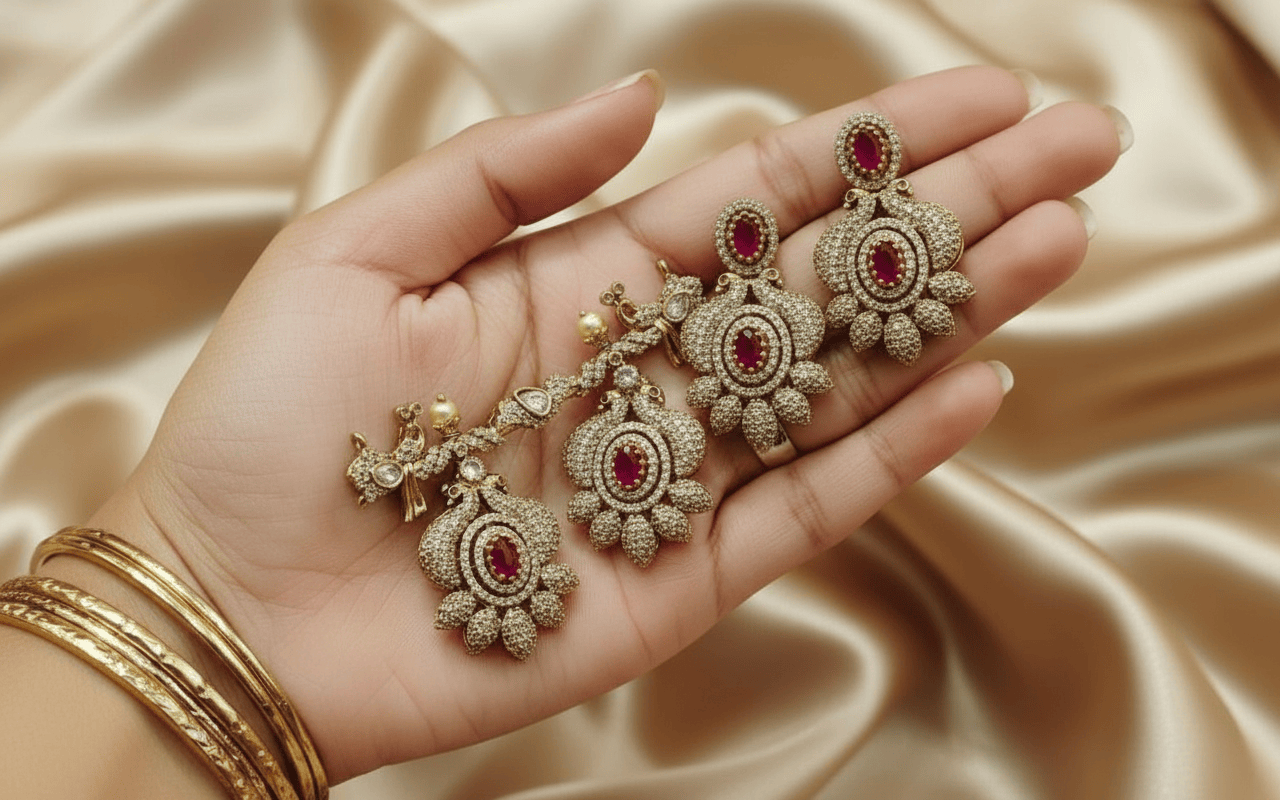 Elegant Modern American Diamond Mangalsutra VII