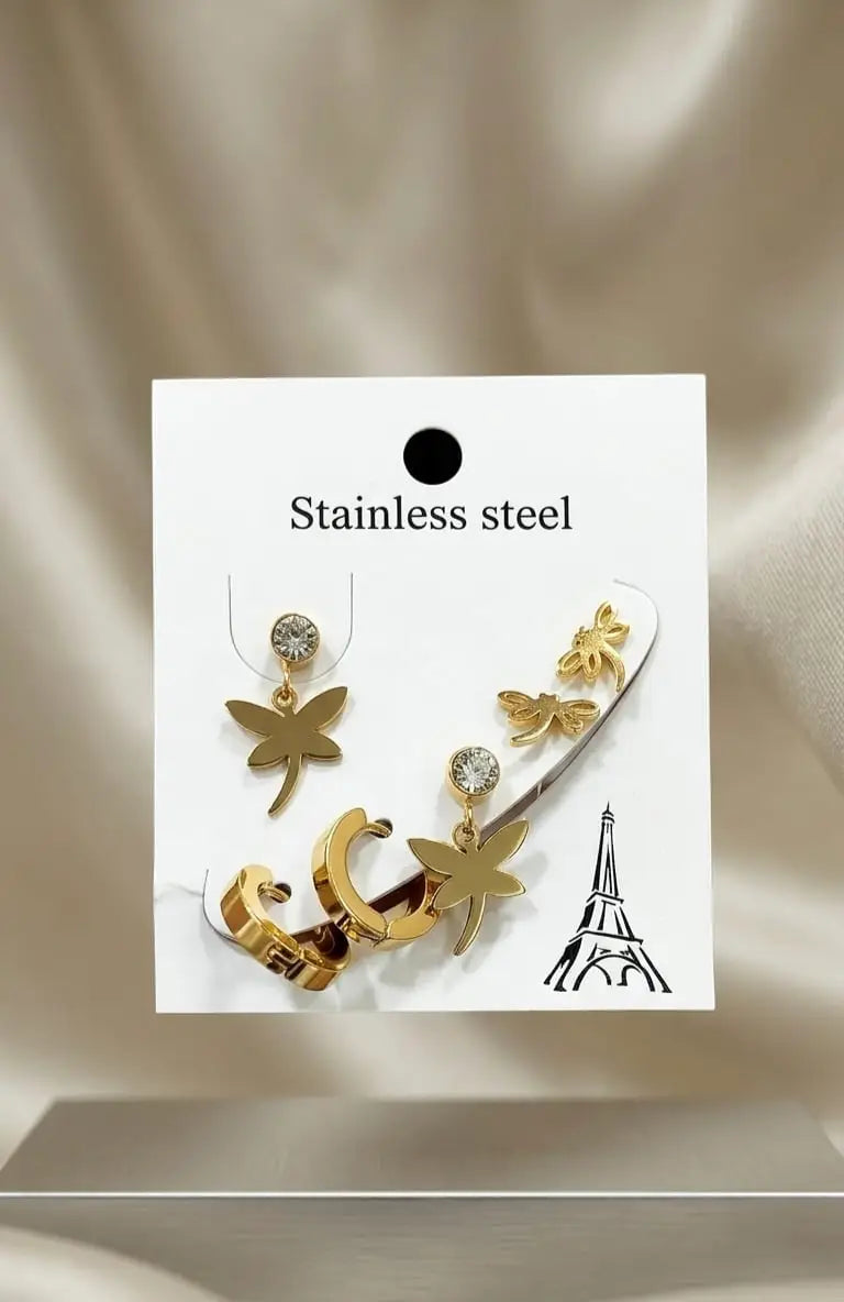 Anti Tarnish Trendy Hypoallergenic Earrings Combo IV