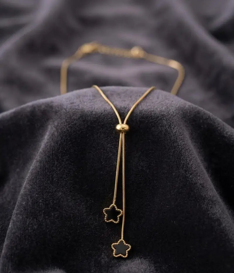 Anti Tarnish Elegant Adjustable Star Chain Necklace